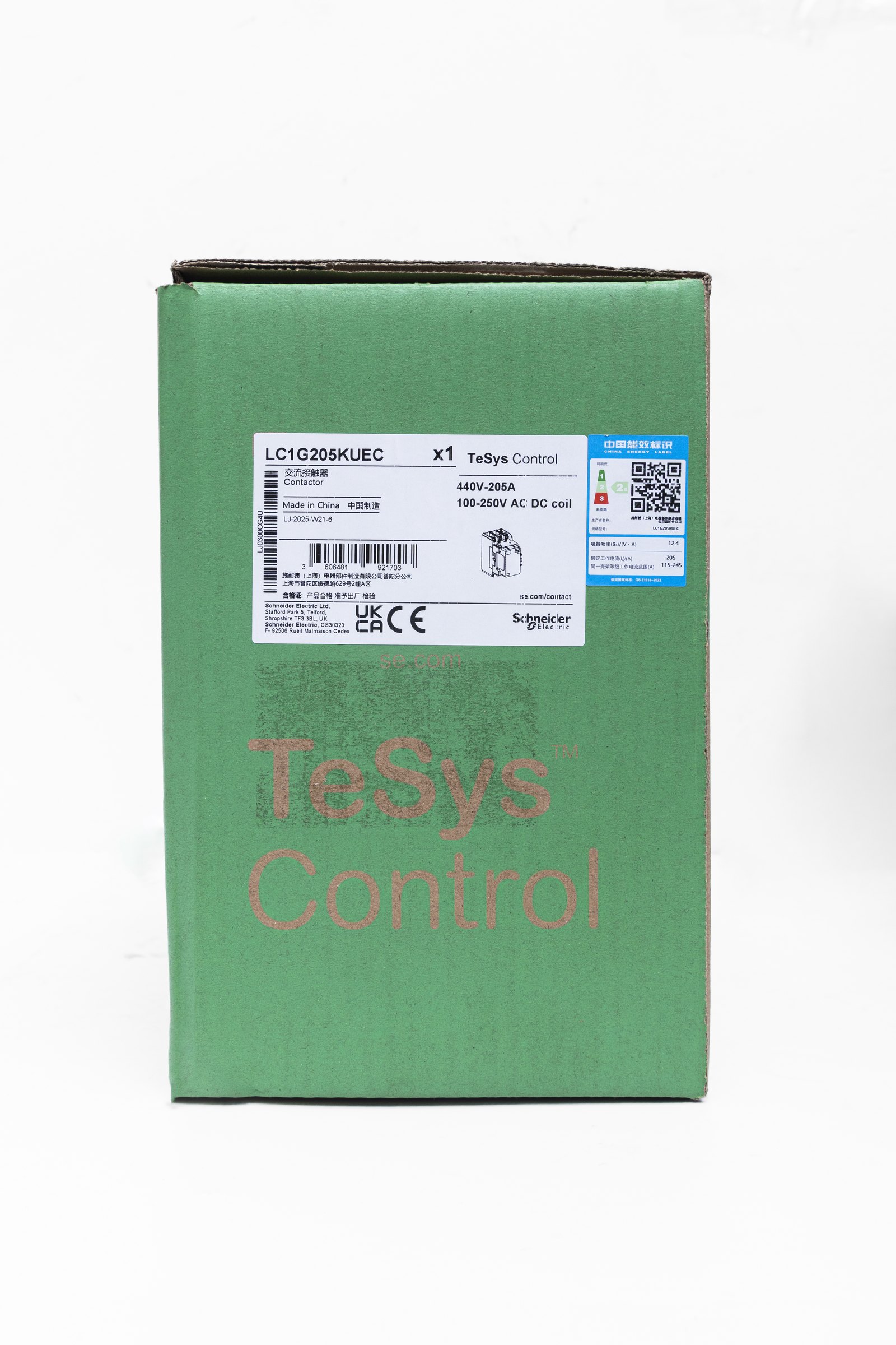 Schneider Electric LC1G205KUEC 3P 205A AC Contactor