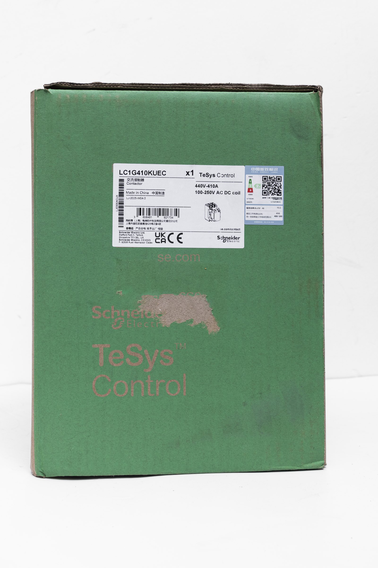 Schneider Electric LC1G410KUEC 3P 410A AC Contactor